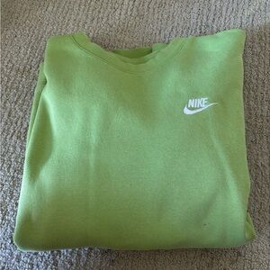 Nike Men’s lime green Crewneck